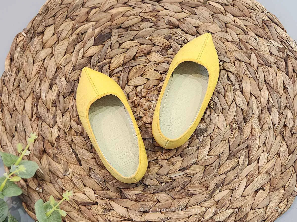 Modern Baby Boy Hanbok Shoes in Yellow