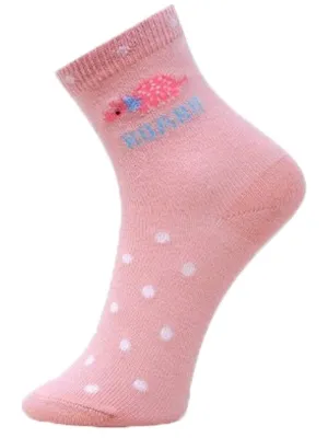 Mustang Kids Ankle Length Socks: Little One: Pink