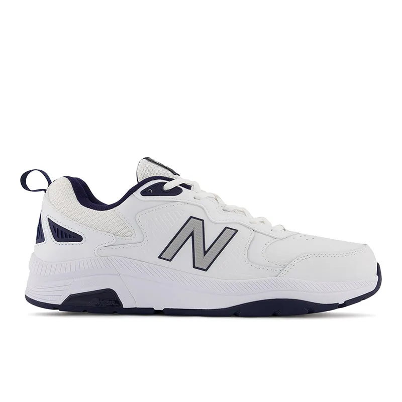 MX857WN3 White/Navy Leather