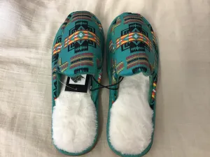 Native Print Slippers