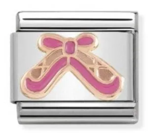 Nomination Composable Classic Link Pink Ballet Shoes  Charm