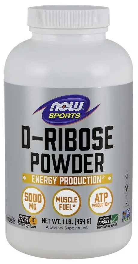 Now Foods D-Ribose Powder 100% Pure 1 lbs Powder