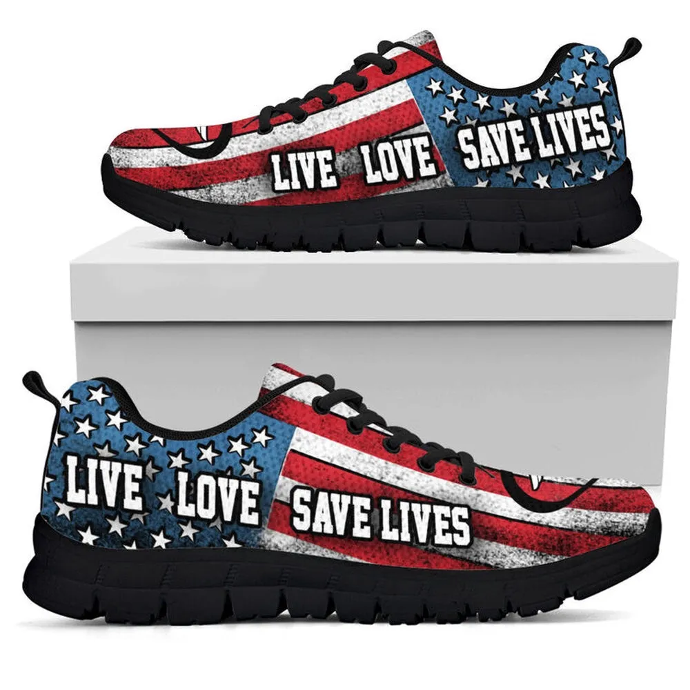 Nurse Sneaker, Nurse Live Love Sneakers Shoes, Best Shoes For Nurses