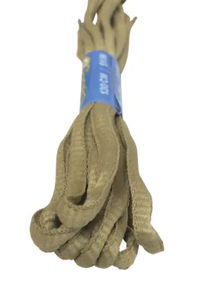 Oatmeal Oval Running Shoe Shoelaces - 6mm wide