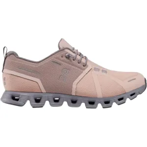 On Running Womens Trainer Cloud 5 Waterproof Rose/Fossil