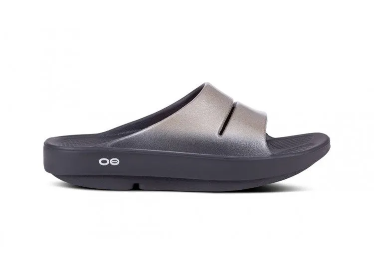 Oofos | OOahh Luxe Slide | Women's | Black/Latte