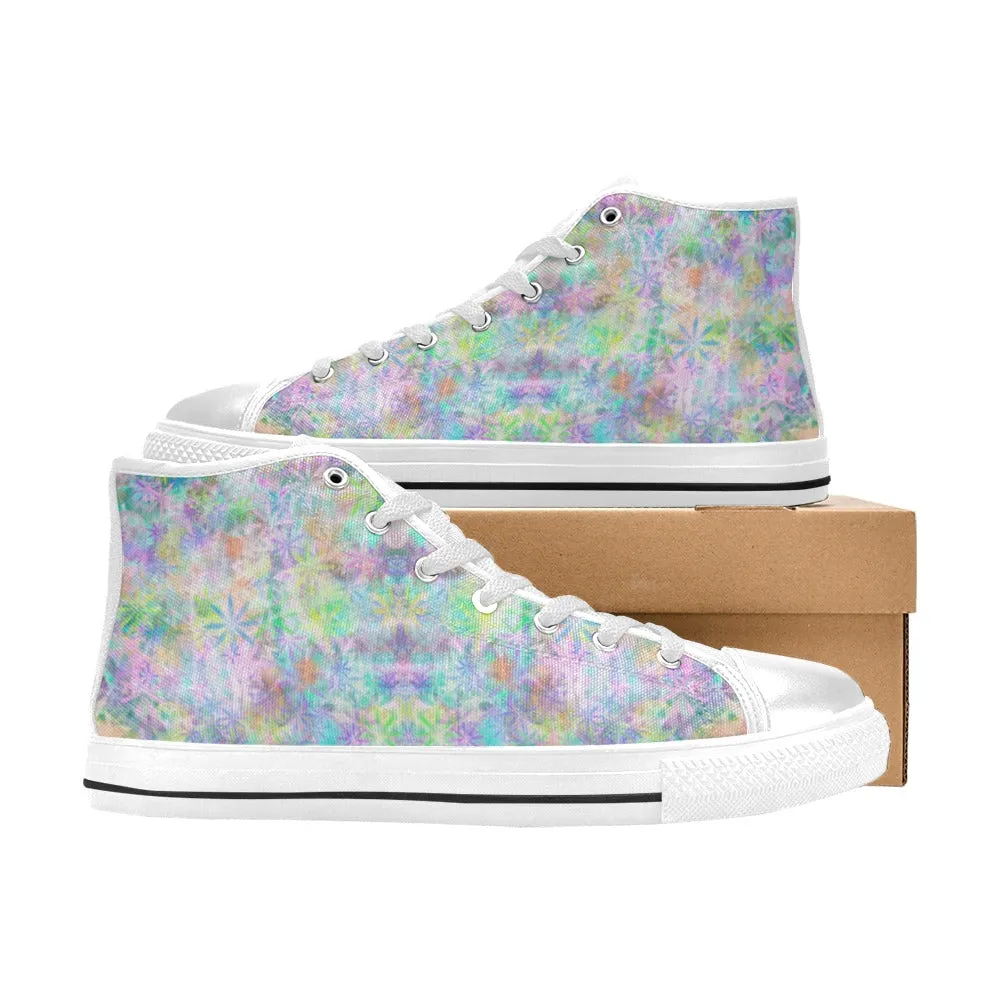 Pastel Jungle Aquila High Top Canvas Women's Shoes