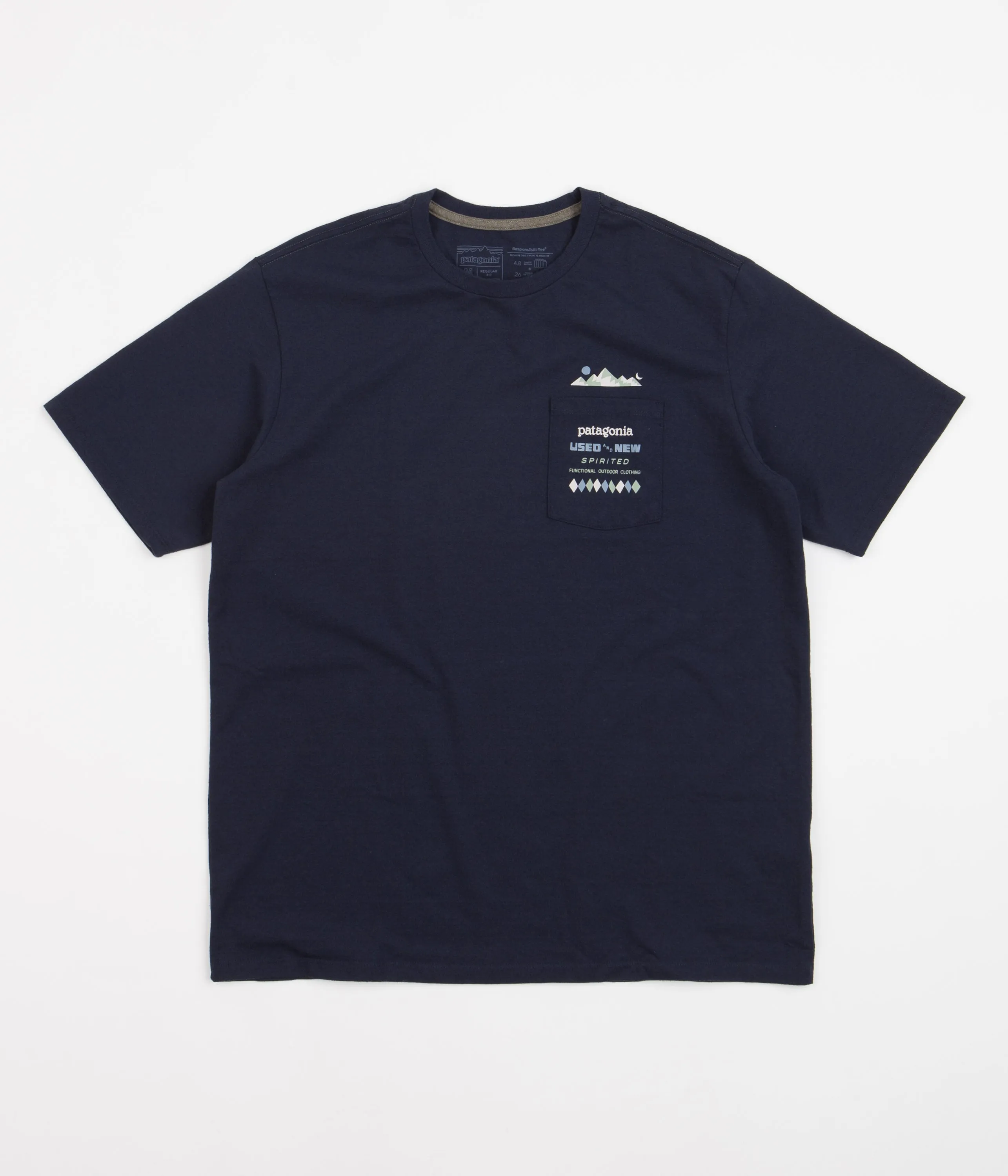 Patagonia Spirited Seasons Pocket Responsibili-Tee T-Shirt - New Navy