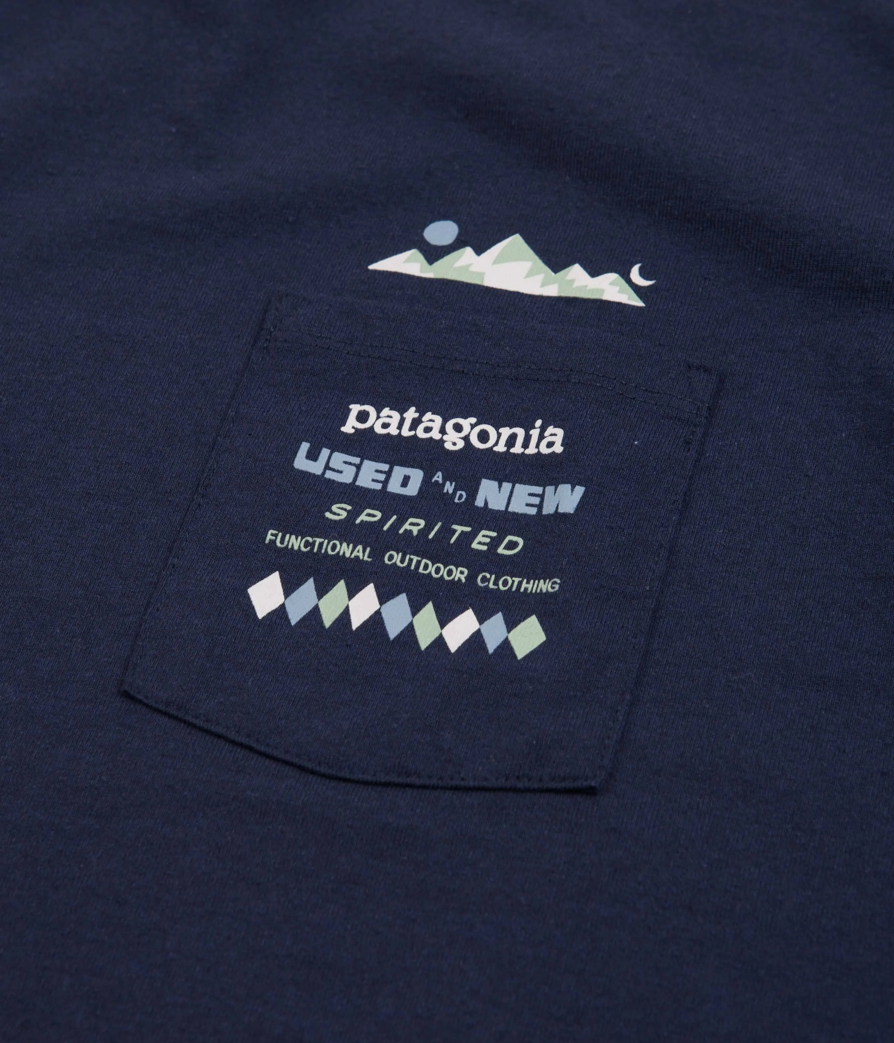 Patagonia Spirited Seasons Pocket Responsibili-Tee T-Shirt - New Navy