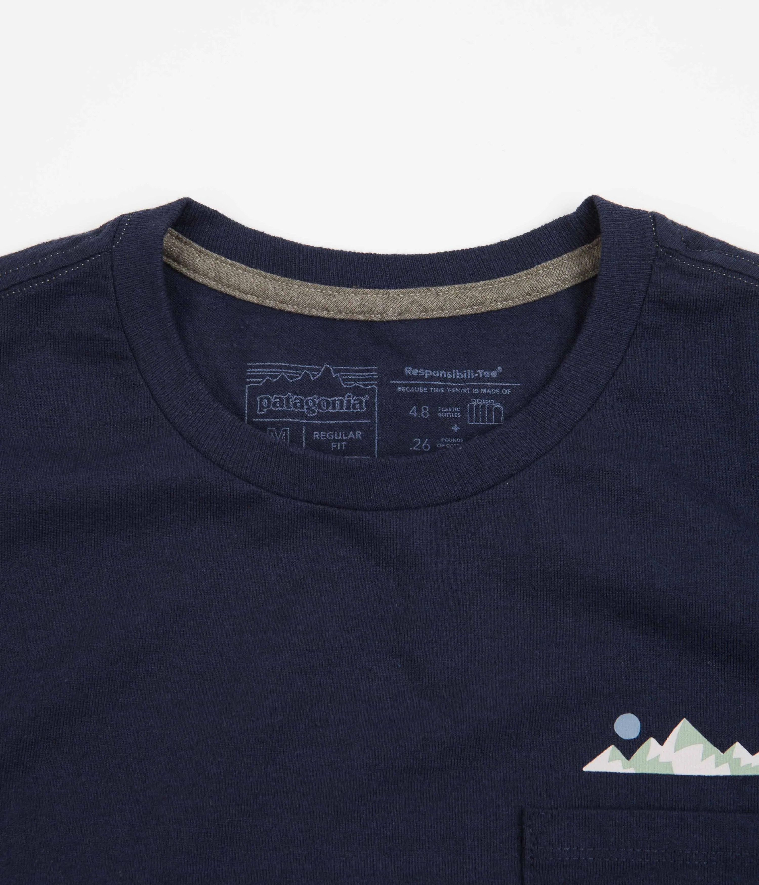 Patagonia Spirited Seasons Pocket Responsibili-Tee T-Shirt - New Navy