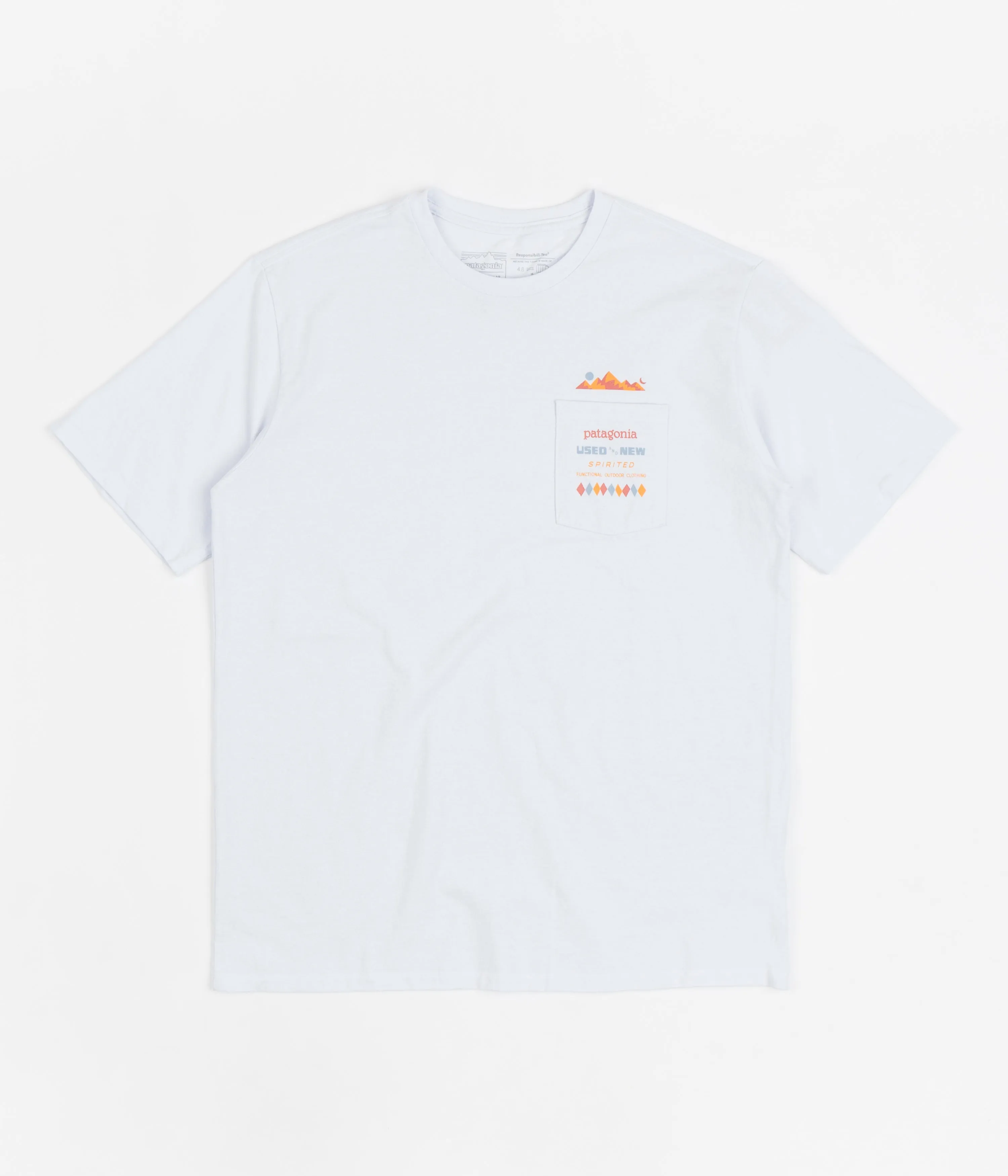 Patagonia Spirited Seasons Pocket Responsibili-Tee T-Shirt - White