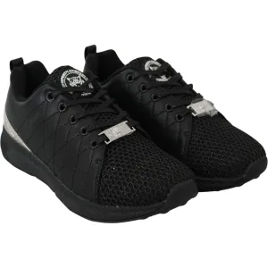 Plein Sport Exquisite Black Runner Gisella Sports Sneakers