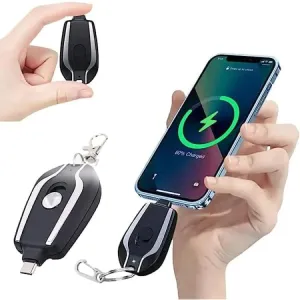 Portable Keychain And Power Bank For Iphone Devices/Type C