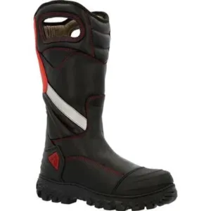 Rocky Women's Code Red Structure NFPA Rated Composite Toe Fire Boots Rkd0092 In Black