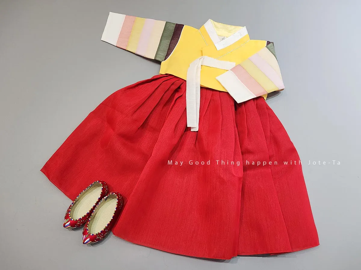 Saekdong Flower Baby Girl Hanbok Shoes