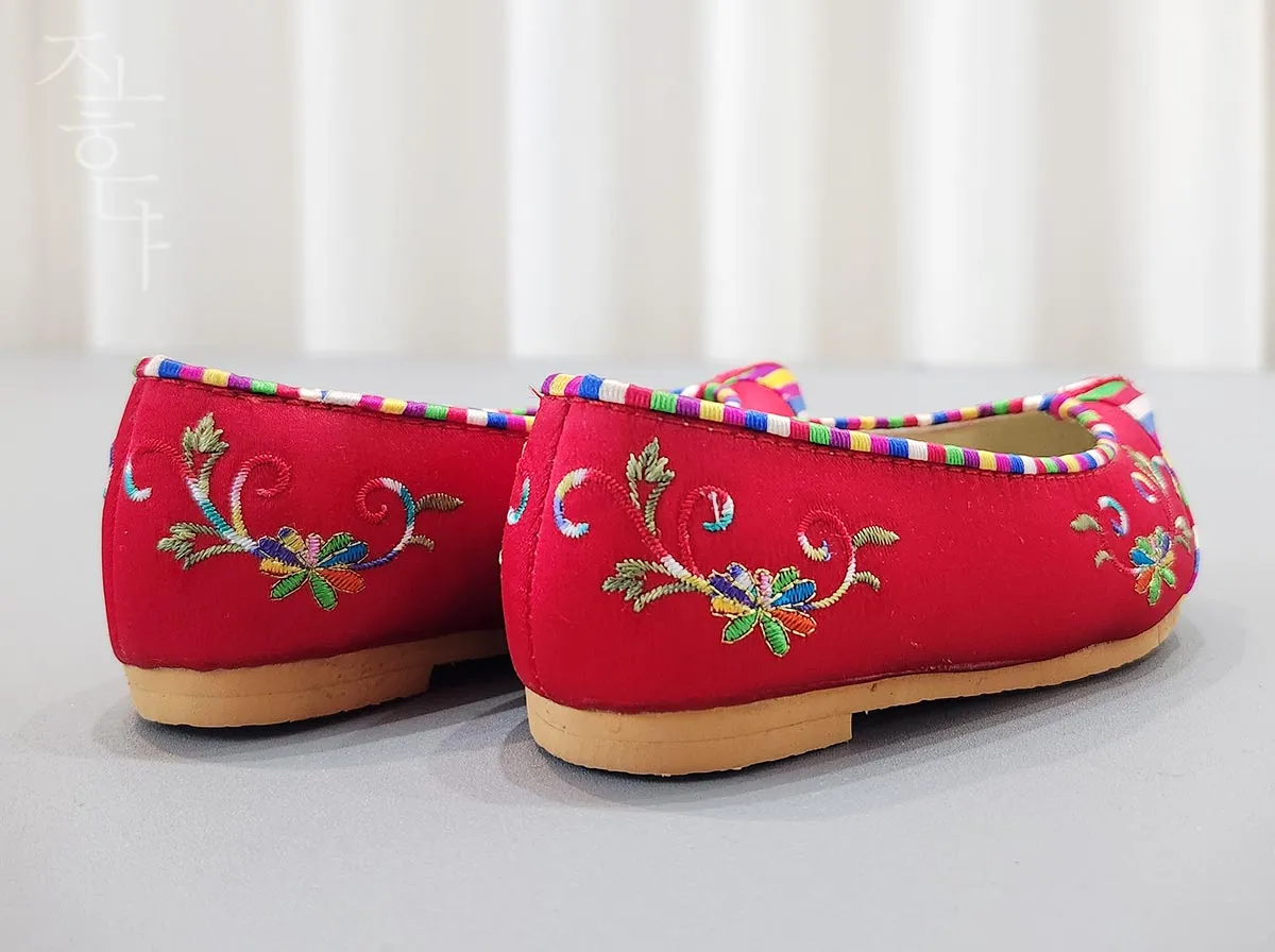 Saekdong Flower Baby Girl Hanbok Shoes