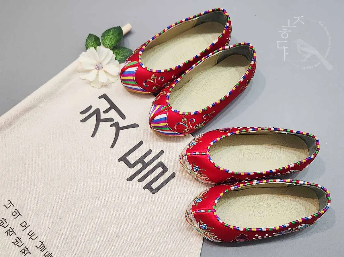 Saekdong Flower Baby Girl Hanbok Shoes