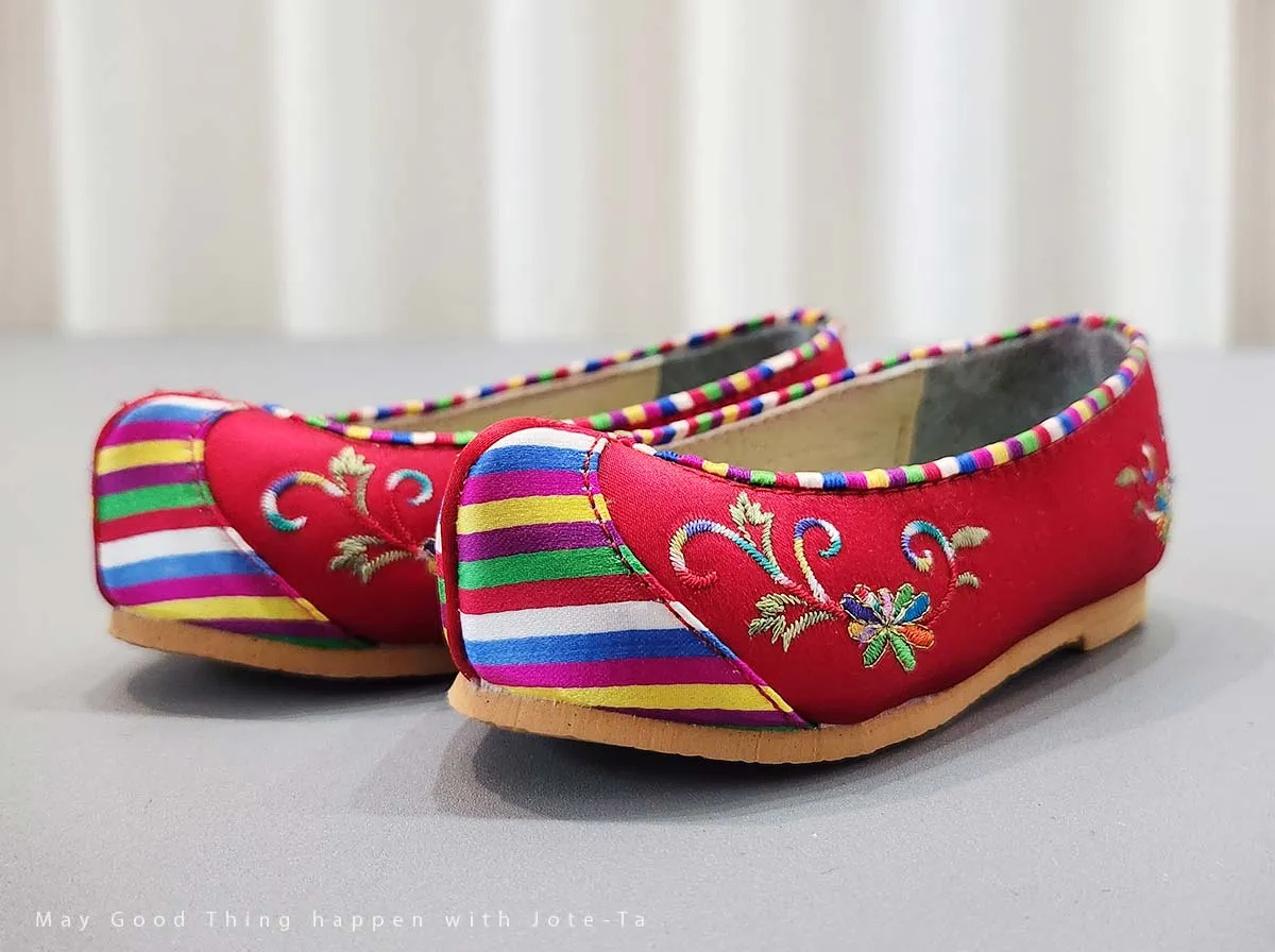 Saekdong Flower Baby Girl Hanbok Shoes