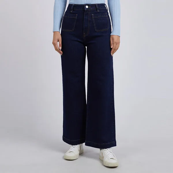 Sarah Wide Leg Jean - Indigo Denim