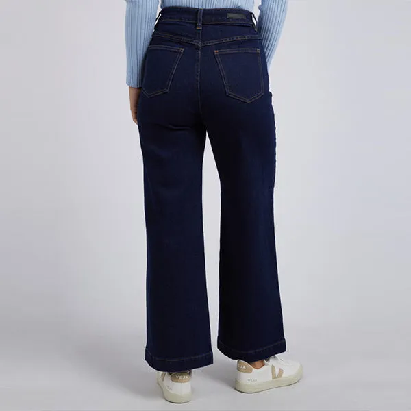 Sarah Wide Leg Jean - Indigo Denim