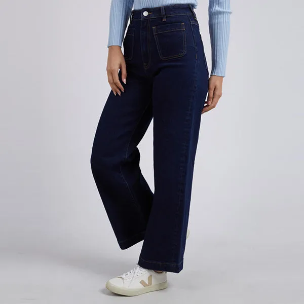 Sarah Wide Leg Jean - Indigo Denim