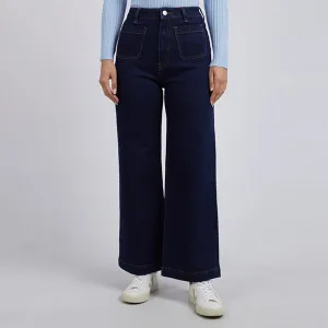 Sarah Wide Leg Jean - Indigo Denim