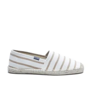 Soludos Stripe Original Dalie in Natural/Tan