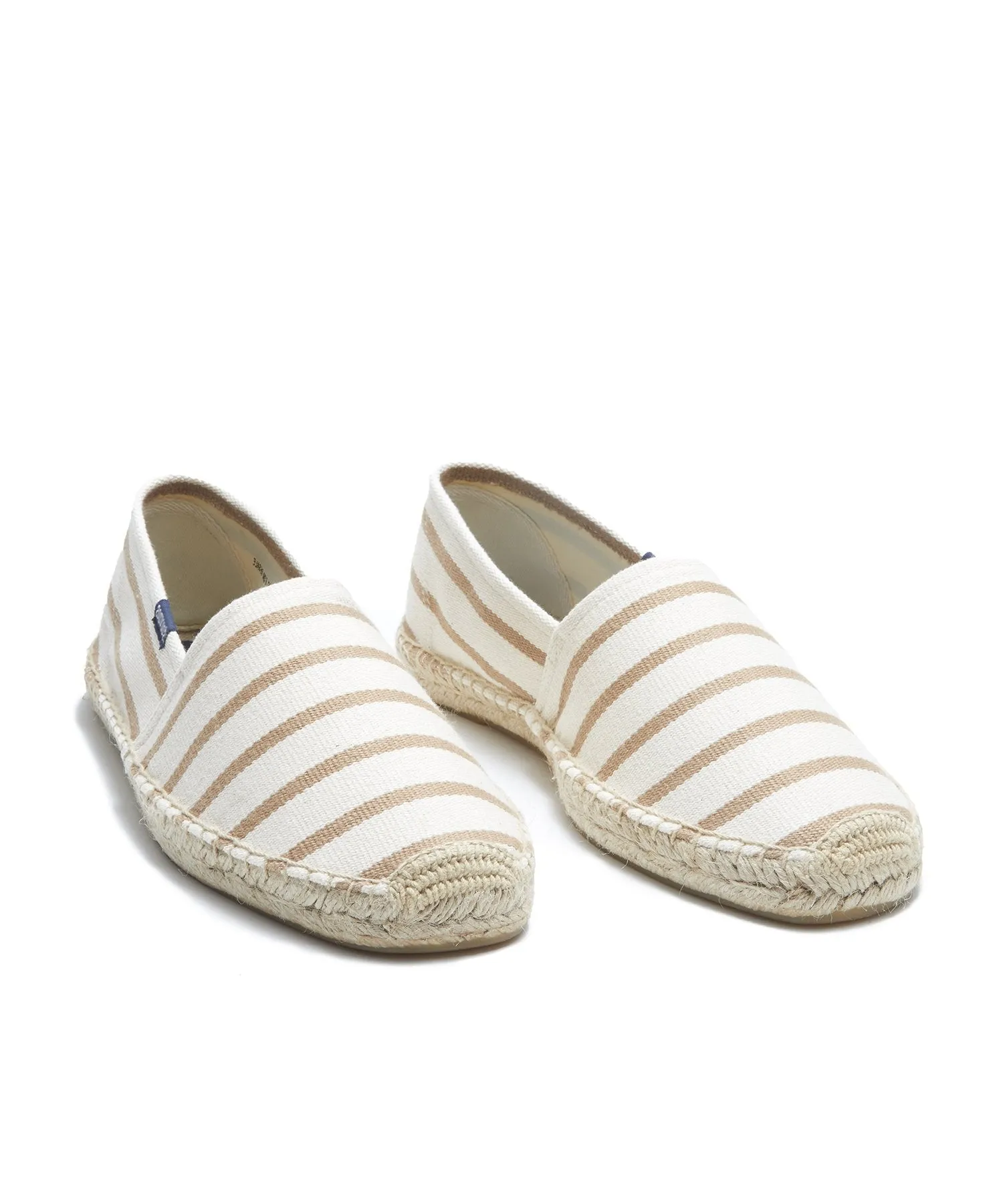 Soludos Stripe Original Dalie in Natural/Tan