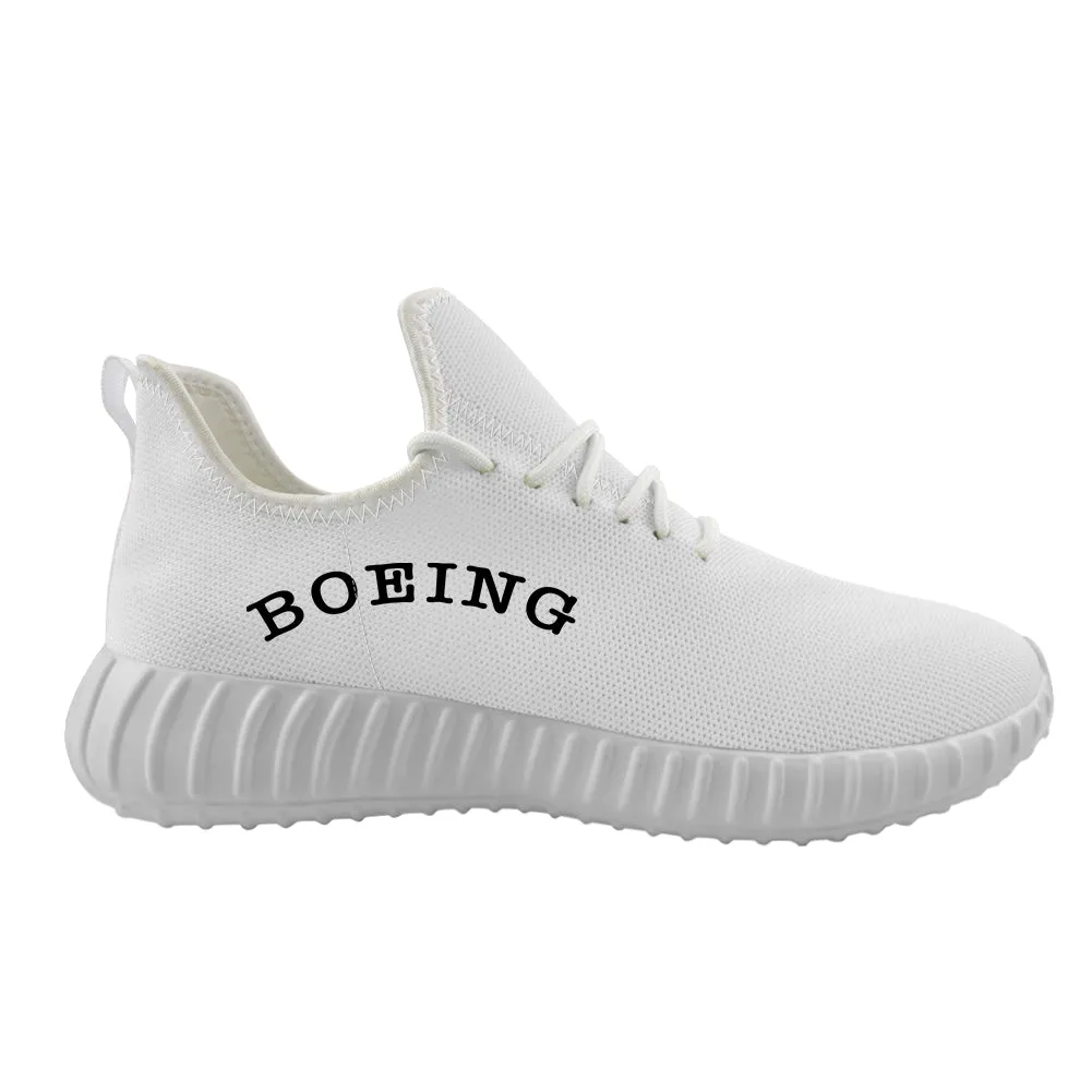 Special BOEING Text Designed Sport Sneakers & Shoes (WOMEN)