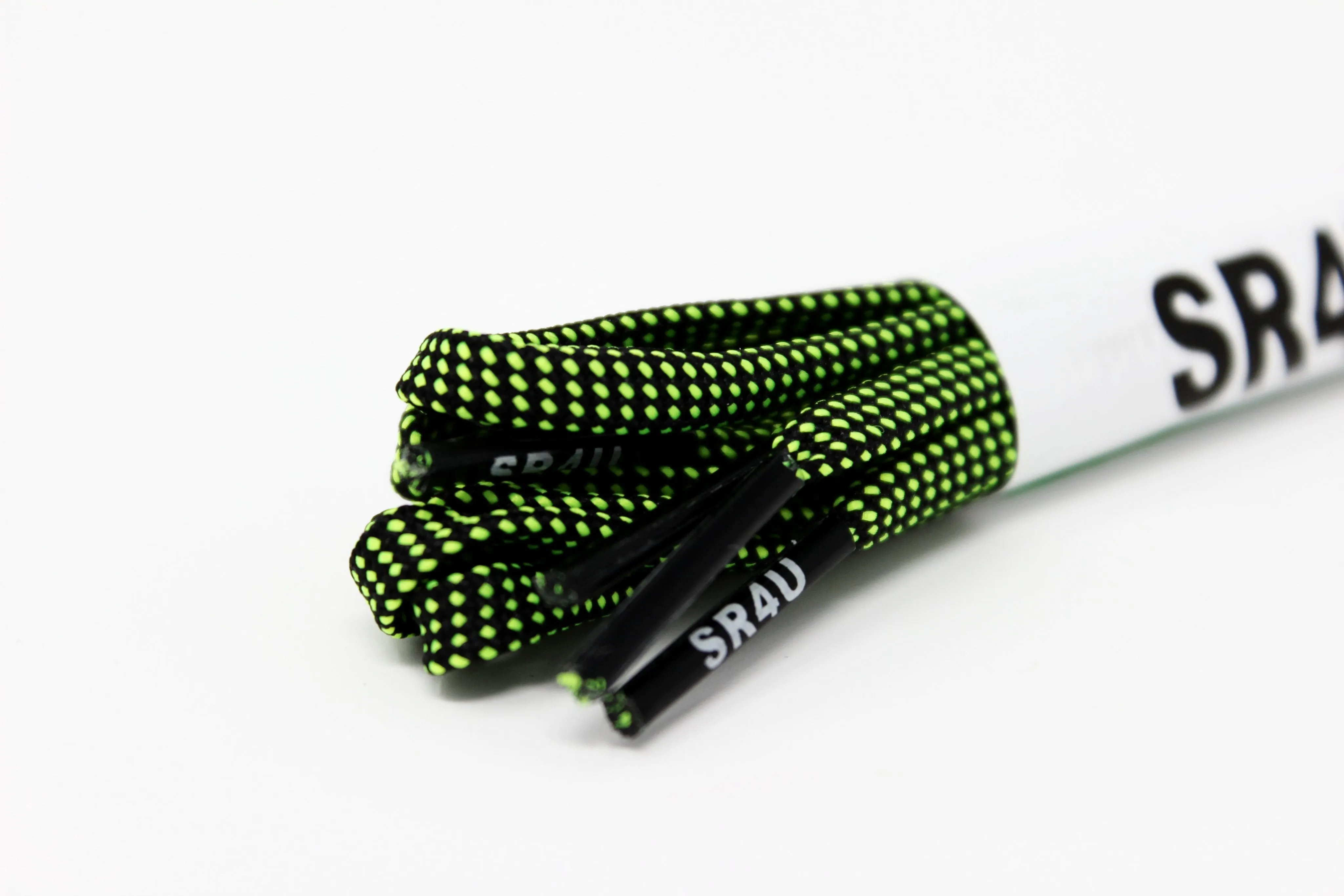 SR4U Laces Neon Yellow/Black Speckled Premium