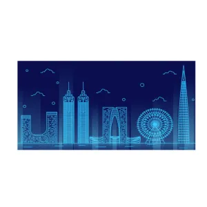 SY004 Resort Seaside Portable Diving Printed Microfiber Beach Towel(Linear Suzhou)