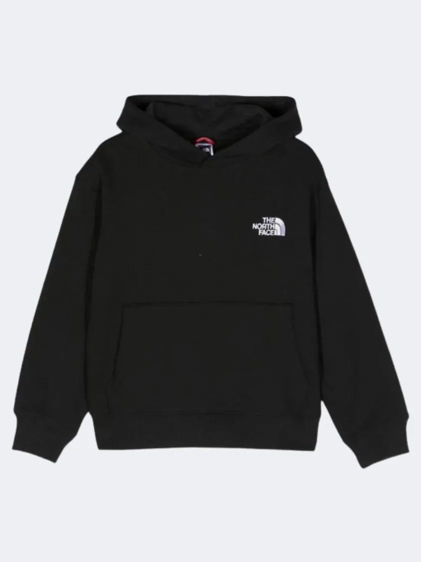 The North Face Mountain Line Boys Lifestyle Hoody Black/Green