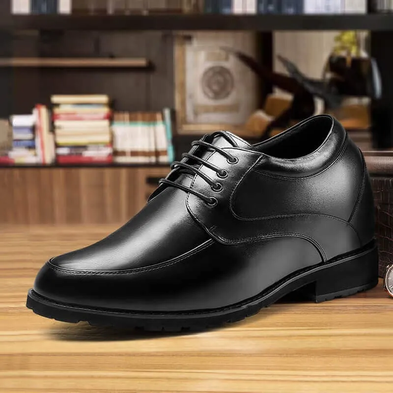 This item only ships to the United States - 12 CM / 4.72 Inches Taller - CMR CHAMARIPA Elevator Dress Shoes For Men Heel Lift Shoes