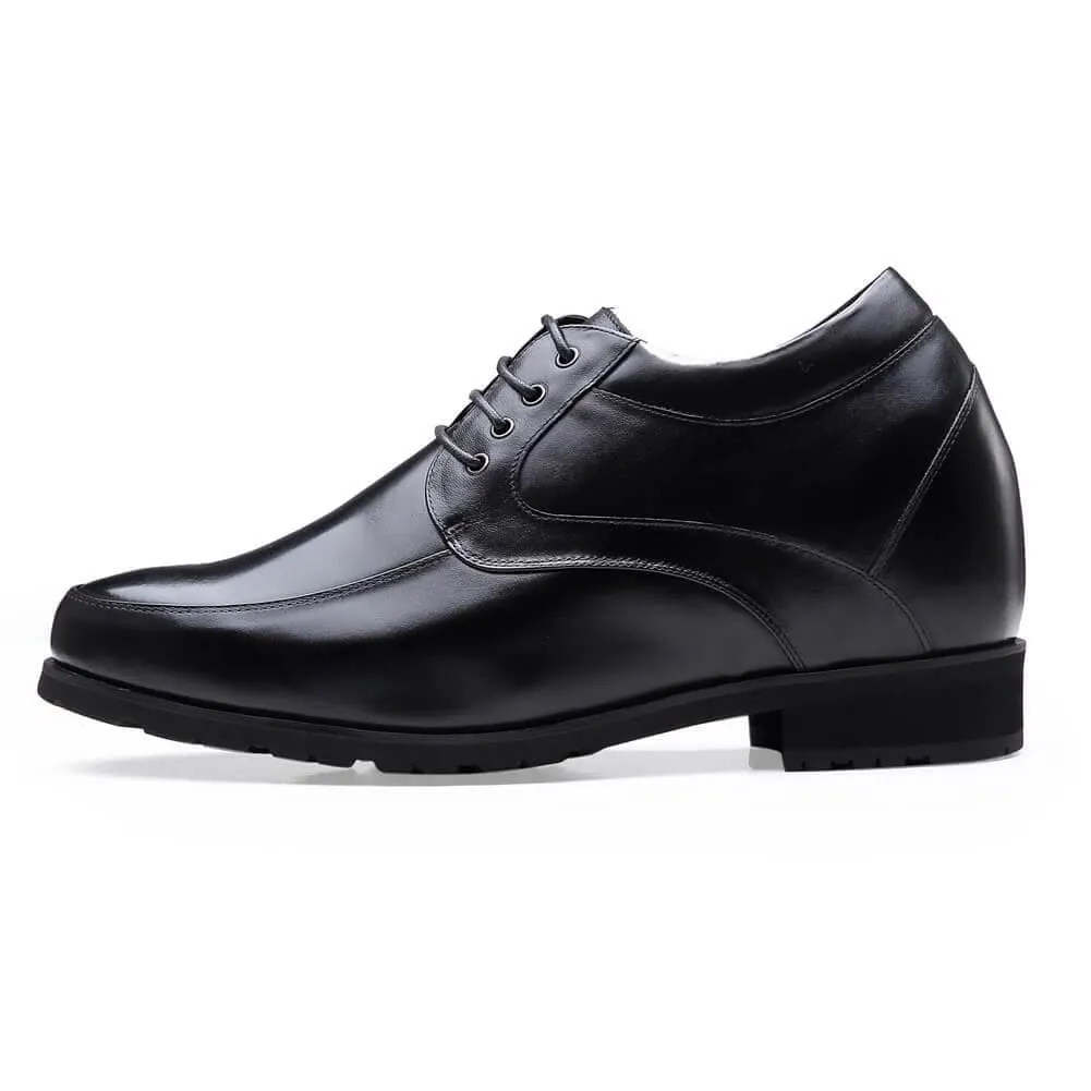 This item only ships to the United States - 12 CM / 4.72 Inches Taller - CMR CHAMARIPA Elevator Dress Shoes For Men Heel Lift Shoes