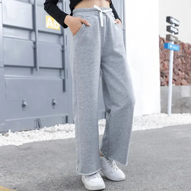 Trousers Girls Sport Pants Solid Color Kids For High Quality Children's Sweatpants Spring Autumn Child Girl Clothes