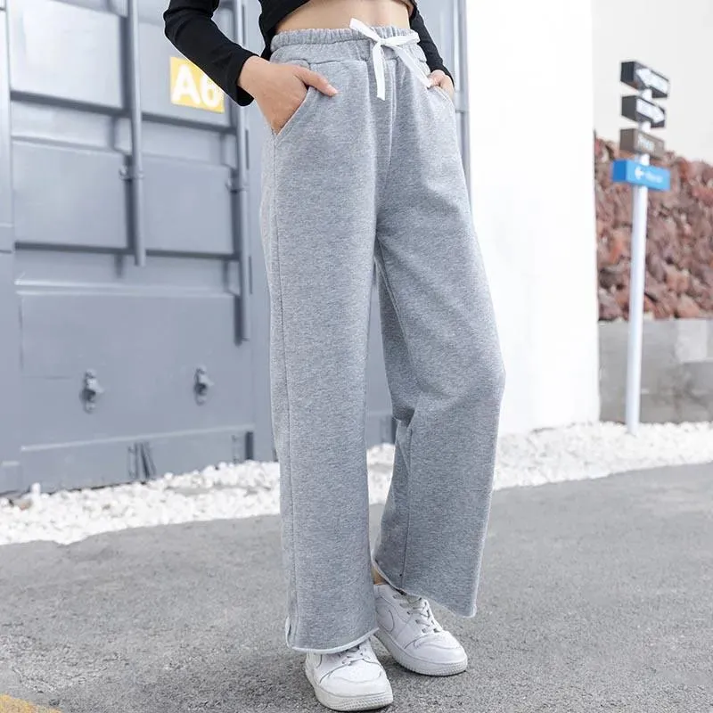 Trousers Girls Sport Pants Solid Color Kids For High Quality Children's Sweatpants Spring Autumn Child Girl Clothes