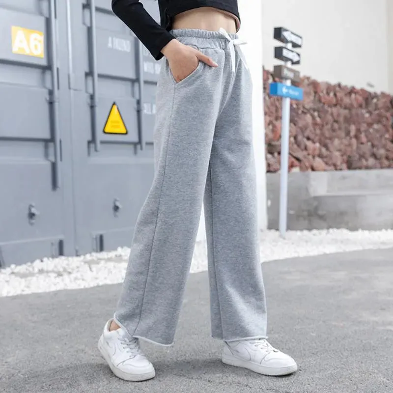 Trousers Girls Sport Pants Solid Color Kids For High Quality Children's Sweatpants Spring Autumn Child Girl Clothes