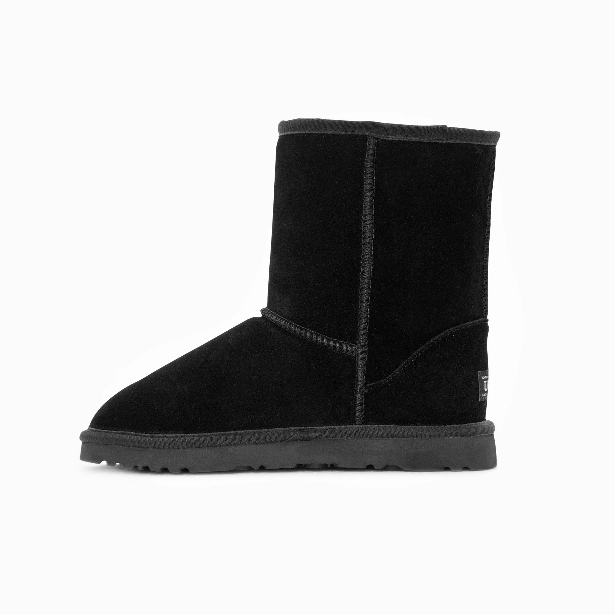 Ugg Boots Genuine Australian Sheepskin Unisex Short Classic Suede (Large Size) (Unisex Cow Suede)