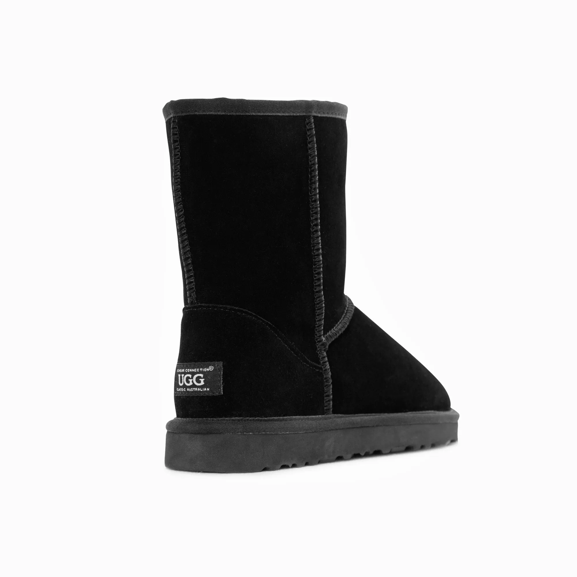 Ugg Boots Genuine Australian Sheepskin Unisex Short Classic Suede (Large Size) (Unisex Cow Suede)