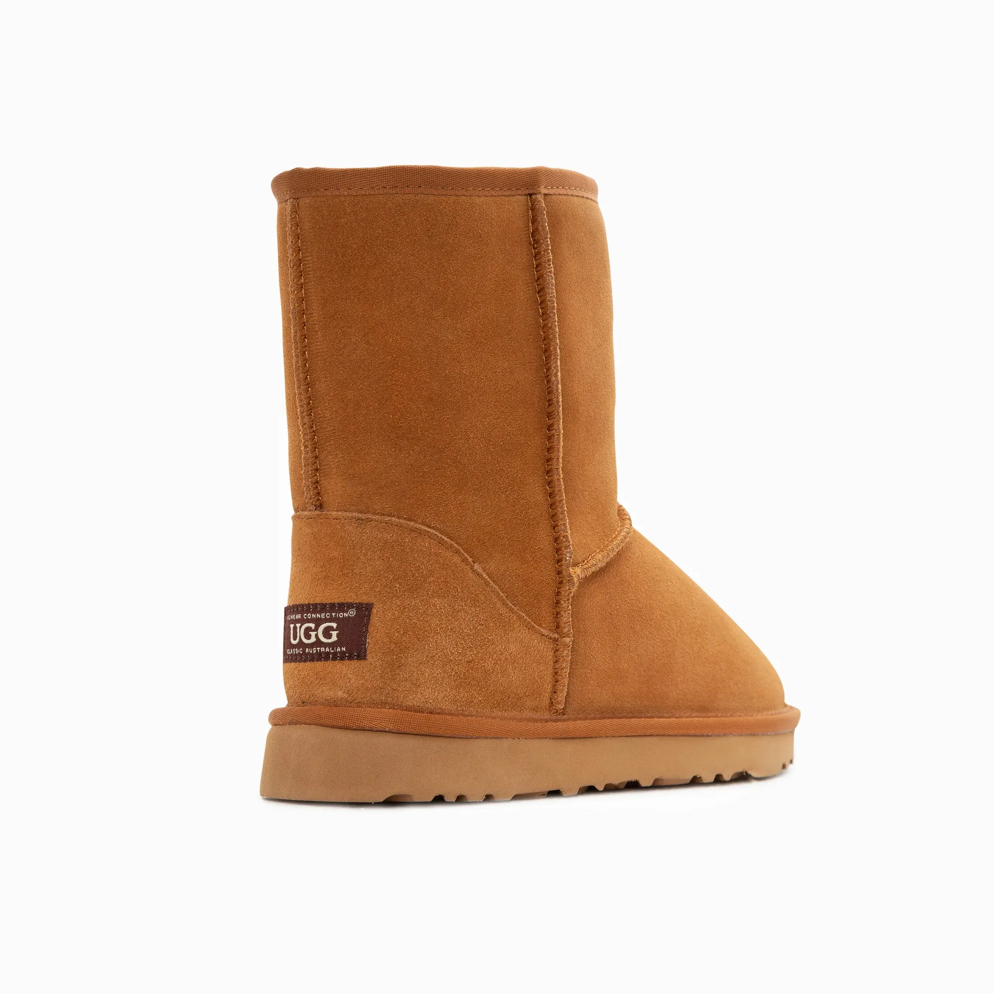 Ugg Boots Genuine Australian Sheepskin Unisex Short Classic Suede (Large Size) (Unisex Cow Suede)