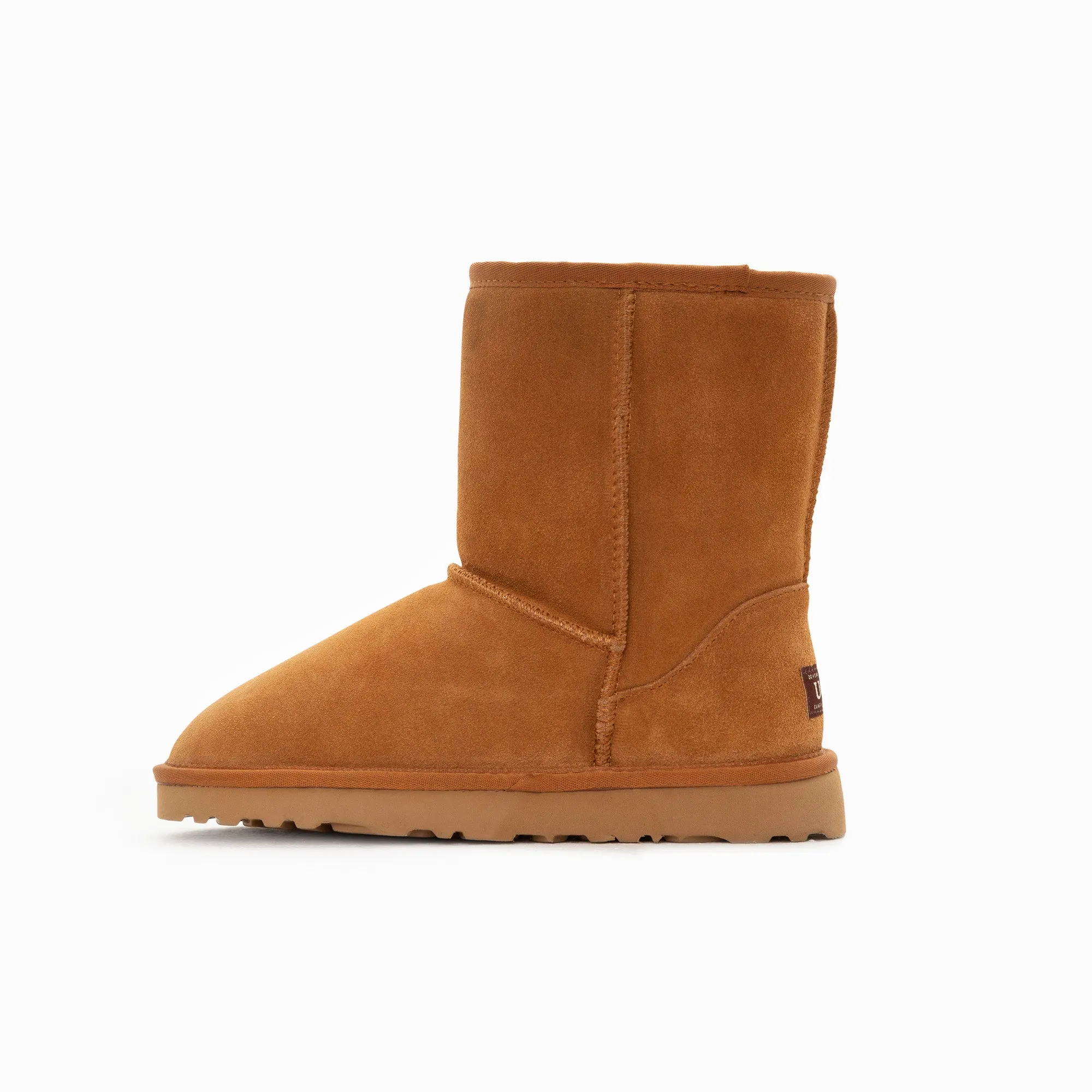 Ugg Boots Genuine Australian Sheepskin Unisex Short Classic Suede (Large Size) (Unisex Cow Suede)