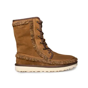 UGG Riki Lace Tall Chestnut Boots - Men's