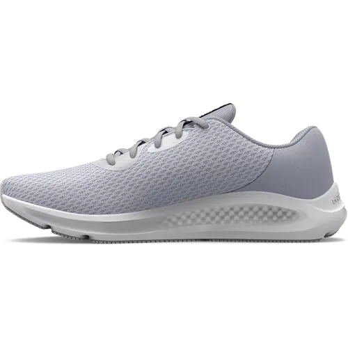 Under Armour Women's Charged Pursuit 3, Halo Gray/Black, 7.5 Medium US