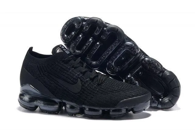 Vapormax Flyknit 2019 Triple Black Mens Running Shoes