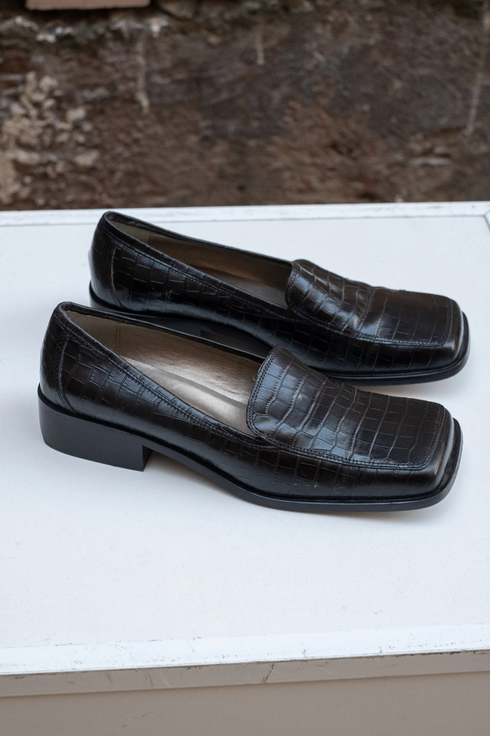 Vintage 90s Leather Loafer