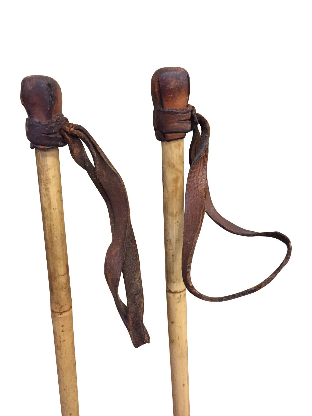 Vintage Bamboo Ski Poles