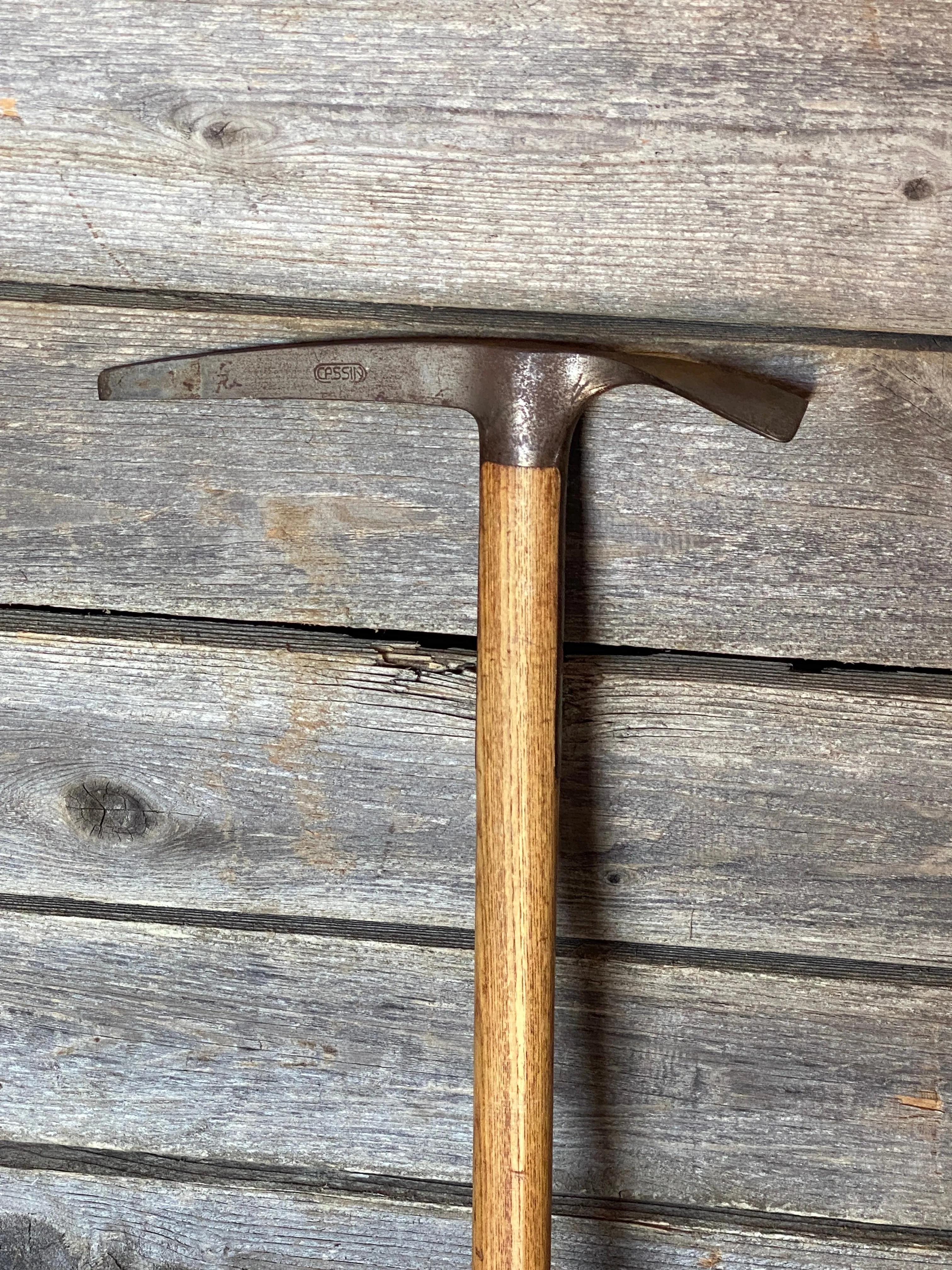 Vintage Cassin Wooden Ice Axe