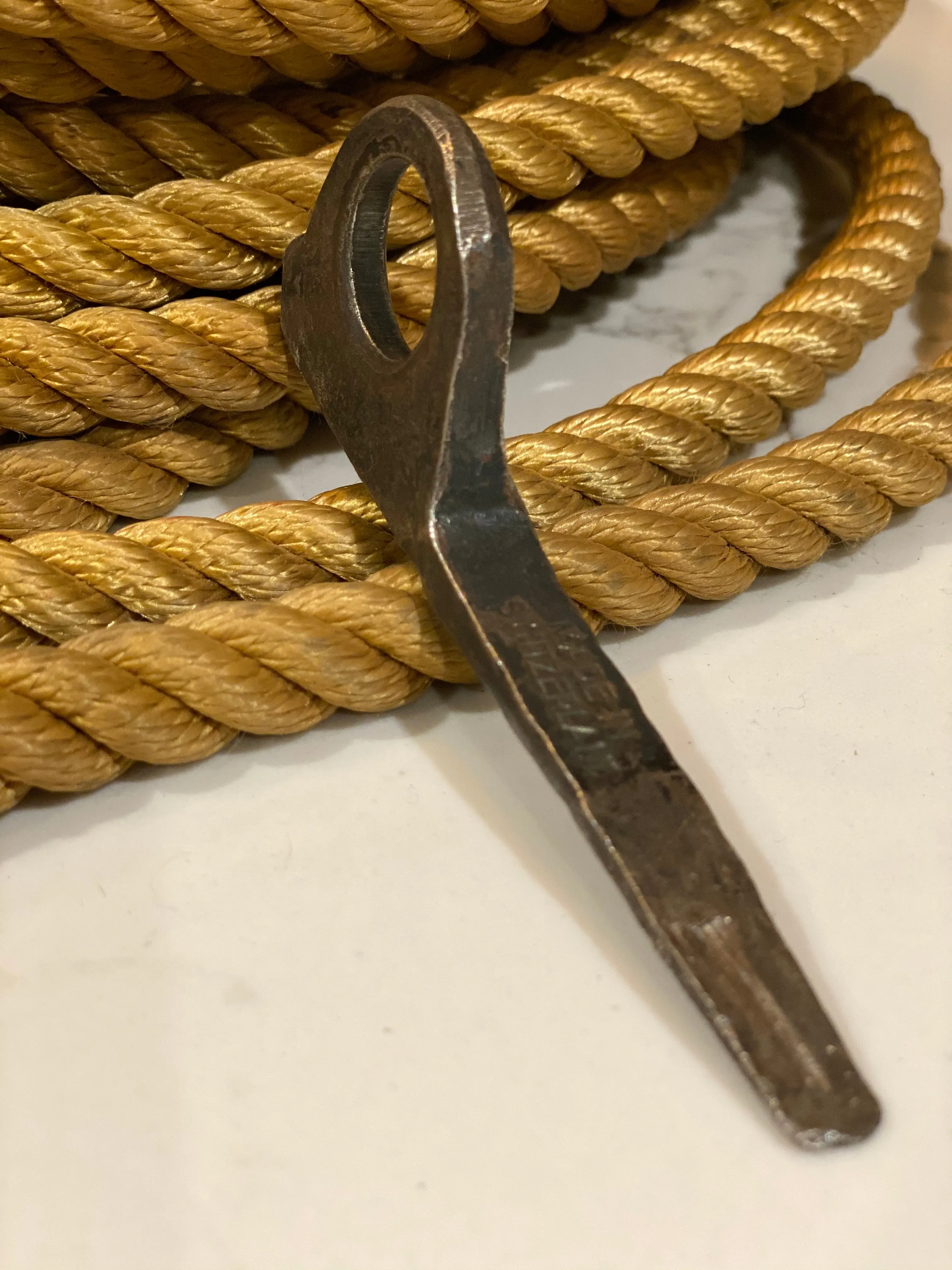 Vintage Climbing Piton - Swiss Knifeblade