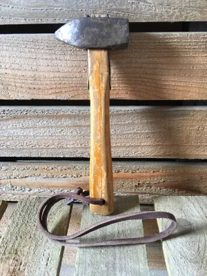 Vintage Italian Rock Climbing Wood Piton Hammer