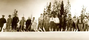 Vintage Ski Photo - Skyliner Ski Club